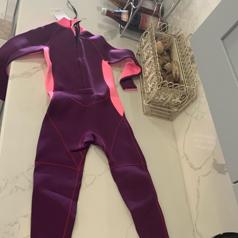 Kids Wetsuit 2.5mm Premium Neoprene Shorty Full Swimsuit One Piece UV Protection